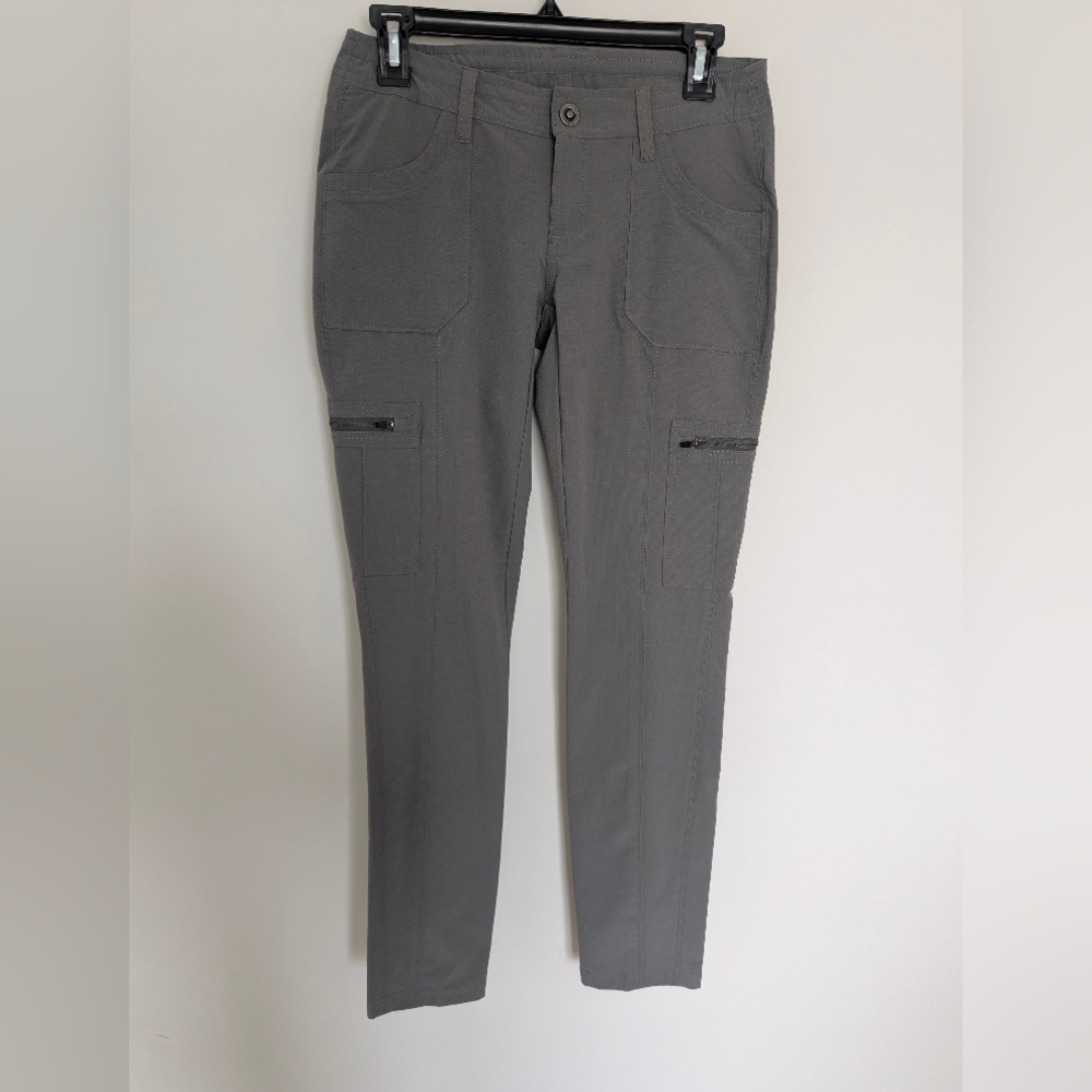 Kuhl Horizn Slate Cargo Reflex Pants Women's Size 2 Gray Ripstop Outdoor Hiking
